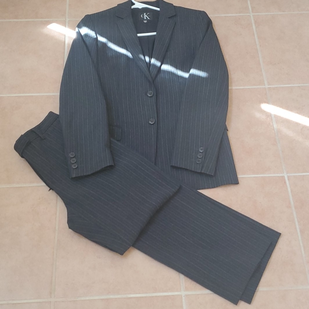 Calvin Klein pinstripe Women's Suit